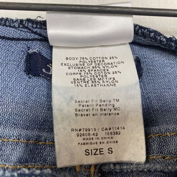 Jet Set Motherhood Maternity Jeans Small Full Belly Panel Pullon Flared Low Rise - Picture 15 of 16